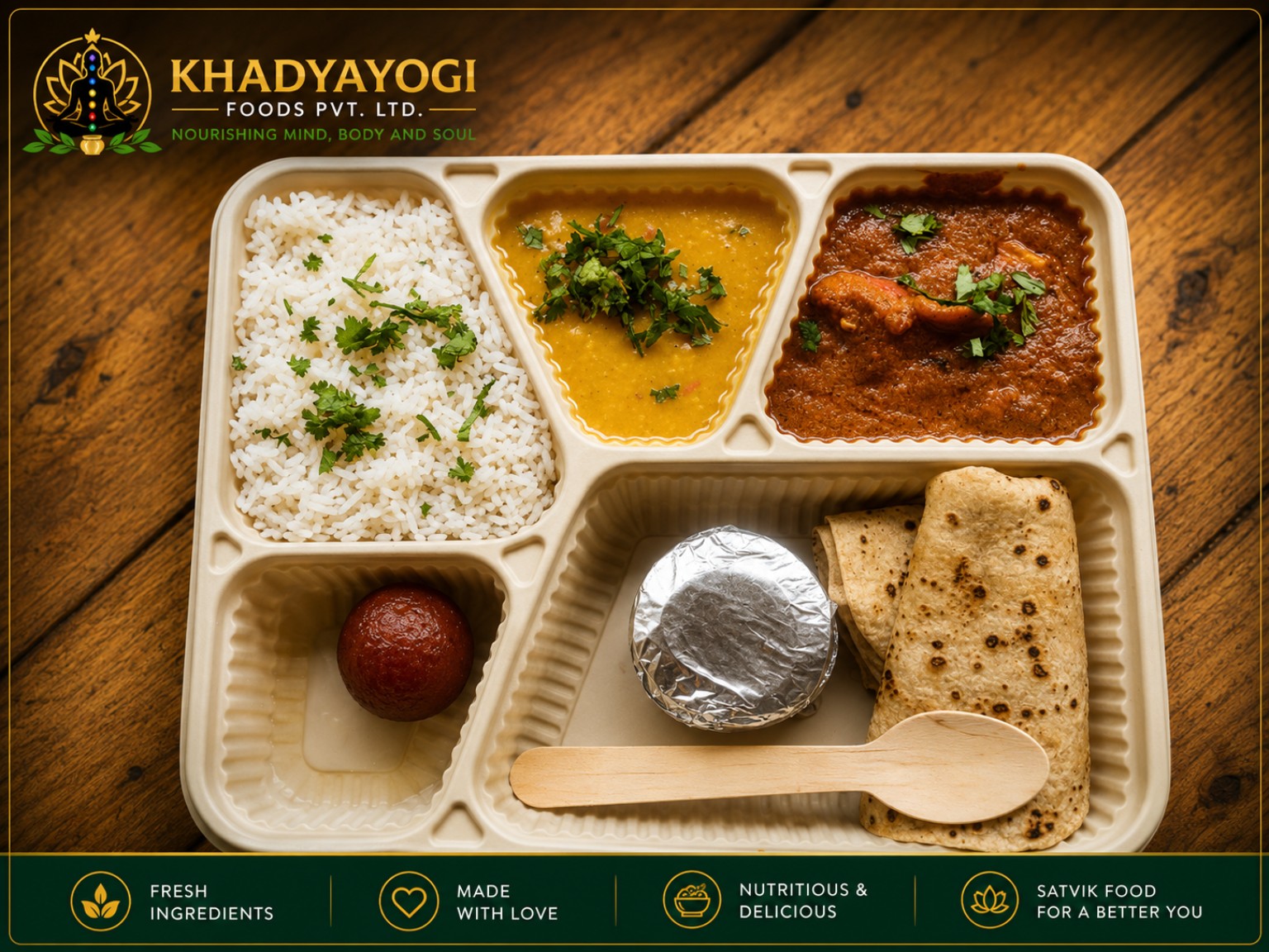 Khadyayogi Foods freshly prepared meal box